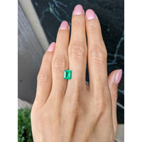 1.11 Ct. Emerald from Colombia Life Style