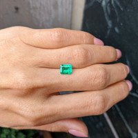 1.11 Ct. Emerald from Colombia Life Style