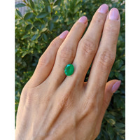 2.37 Ct. Emerald from Colombia Life Style