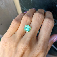 3.45 Ct. Emerald from Colombia Life Style