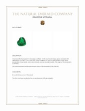 12.08 Ct. Emerald from Colombia Appraisal