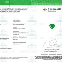 12.08 Ct. Emerald from Colombia Scan Report