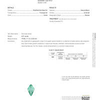 6.01 Ct. Emerald from Russia Scan Report