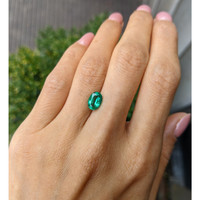1.48 Ct. Emerald from Zambia Life Style