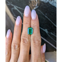 3.60 Ct. Emerald from Zambia Life Style