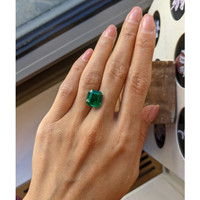 6.84 Ct. Emerald from Zambia Life Style