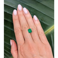 1.79 Ct. Emerald from Colombia Life Style