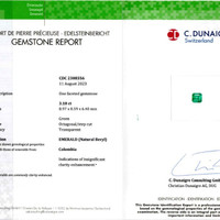 3.10 Ct. Emerald from Colombia Scan Report