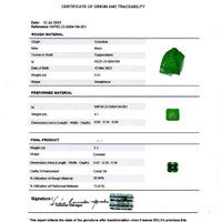 3.10 Ct. Emerald from Colombia Scan Report