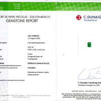 2.11 Ct. Emerald from Colombia Scan Report