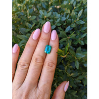 3.89 Ct. Emerald from Colombia Life Style