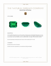 2.62 Ct. Emerald from Zambia Appraisal