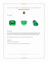 2.40 Ct. Emerald from Colombia Appraisal