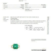 11.47 Ct. Emerald from Colombia Scan Report