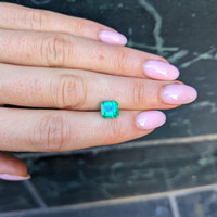 1.80 Ct. Emerald from Colombia Life Style