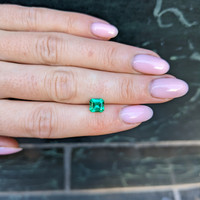 1.10 Ct. Emerald from Colombia Life Style