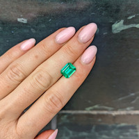 2.20 Ct. Emerald from Colombia Life Style
