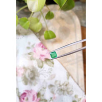 0.58 Ct. Emerald from Colombia Life Style