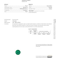 1.65 Ct. Emerald from Zambia Scan Report