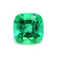  Emerald Ring 2.34 Ct., 18K Yellow Gold Combination Stone