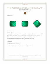 4.26 Ct. Cabochon Emerald from Colombia Appraisal