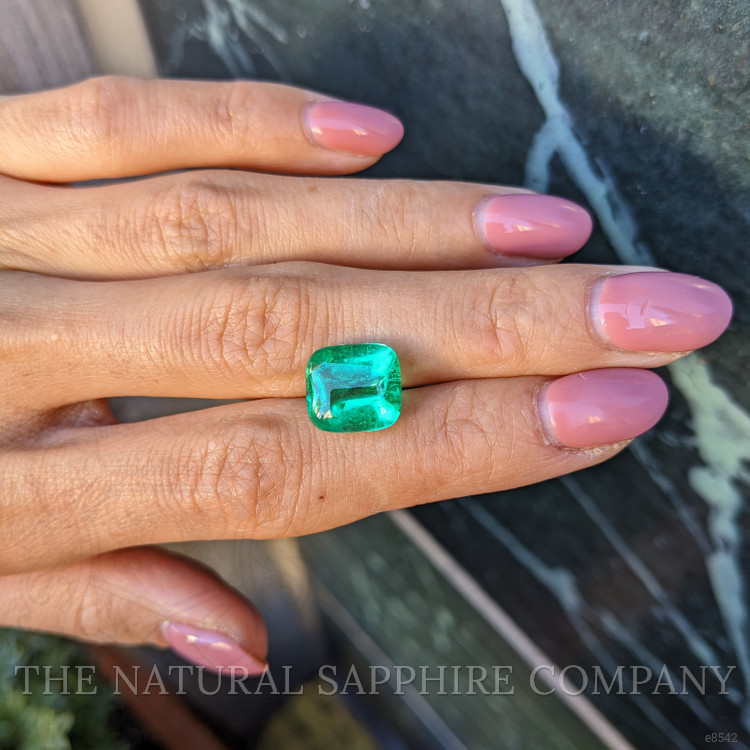 6.19 Ct. Cabochon Emerald from Colombia
