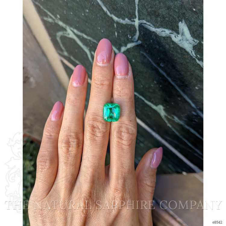 6.19 Ct. Cabochon Emerald from Colombia