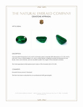 4.33 Ct. Emerald from Zambia Appraisal