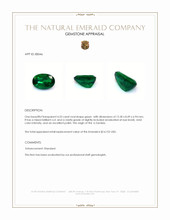 4.33 Ct. Emerald from Zambia Appraisal