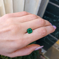 3.46 Ct. Emerald from Zambia Life Style