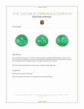 1.49 Ct. Cabochon Emerald from Zambia Appraisal