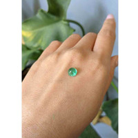1.49 Ct. Cabochon Emerald from Zambia Life Style