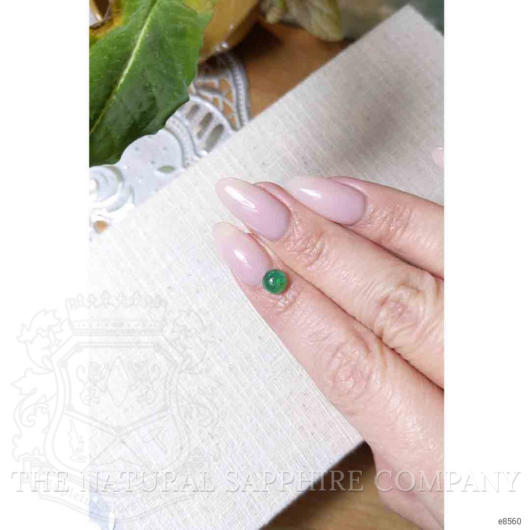 0.92 Ct. Cabochon Emerald from Zambia