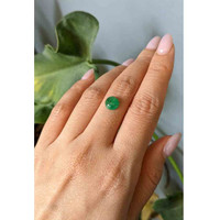 1.71 Ct. Cabochon Emerald from Zambia Life Style