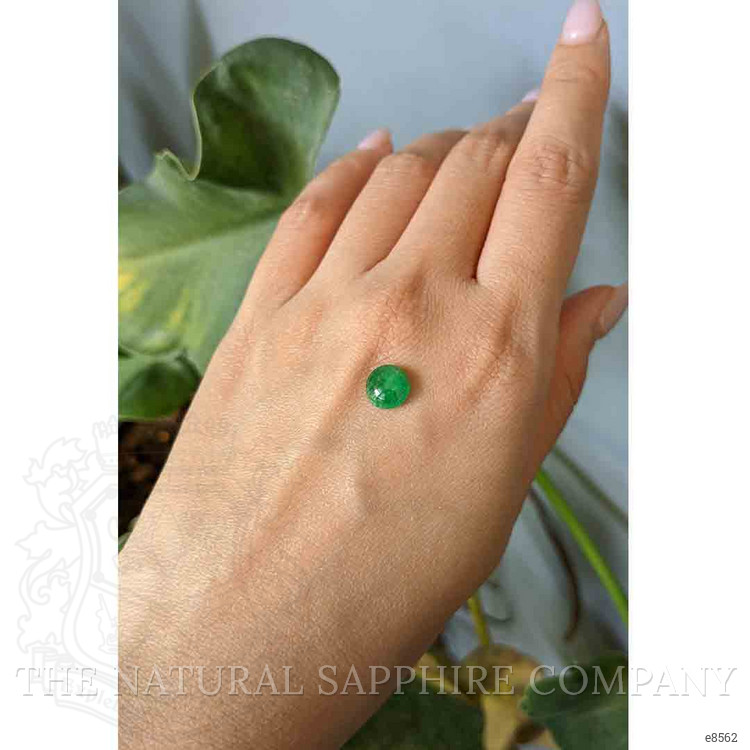 1.71 Ct. Cabochon Emerald from Zambia