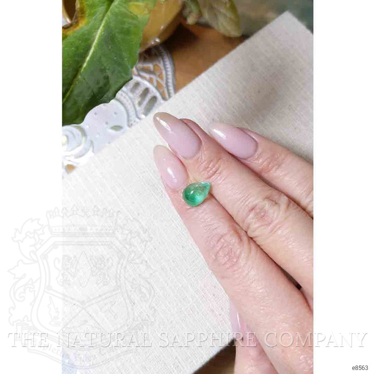 3.74 Ct. Cabochon Emerald from Zambia