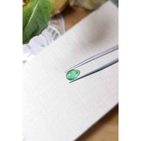 1.61 Ct. Cabochon Emerald from Zambia Life Style