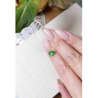 1.61 Ct. Cabochon Emerald from Zambia Life Style