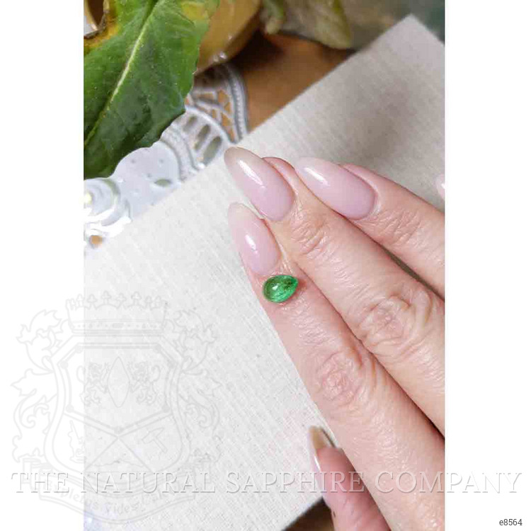 1.61 Ct. Cabochon Emerald from Zambia
