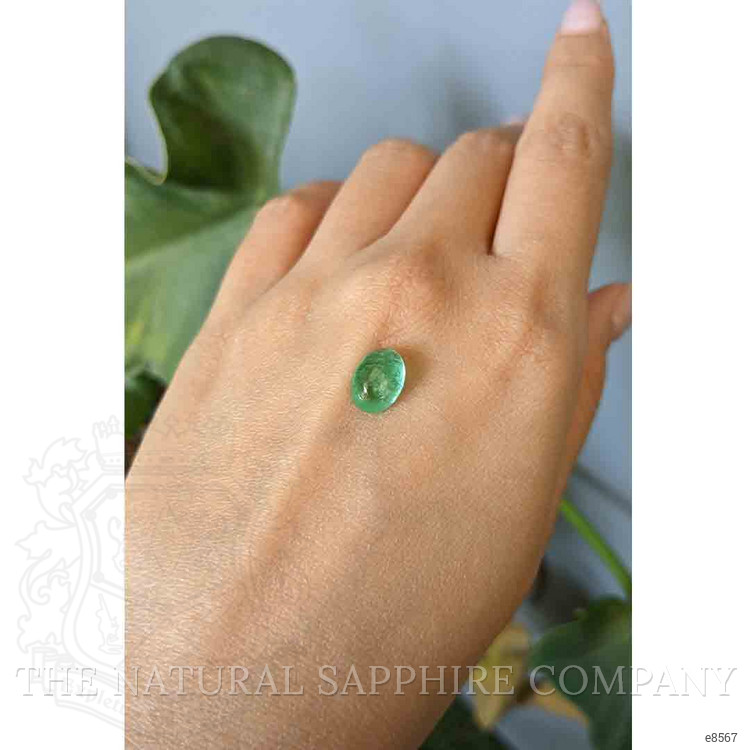 2.86 Ct. Cabochon Emerald from Zambia