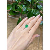 3.50 Ct. Emerald from Zambia Life Style