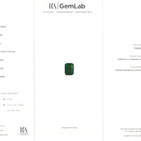 4.02 Ct. Emerald from Zambia Scan Report