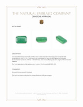 3.25 Ct. Emerald from Zambia Appraisal