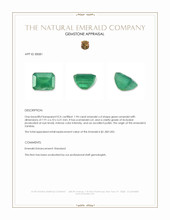1.94 Ct. Emerald from Zambia Appraisal