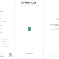 1.94 Ct. Emerald from Zambia Scan Report