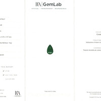 3.69 Ct. Emerald from Zambia Scan Report