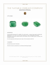 2.24 Ct. Emerald from Zambia Appraisal