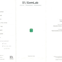 2.24 Ct. Emerald from Zambia Scan Report