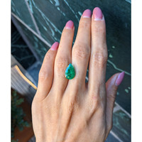 3.78 Ct. Emerald from Colombia Life Style