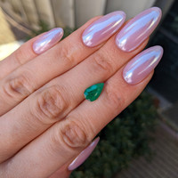 1.69 Ct. Emerald from Colombia Life Style